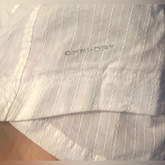 Columbia Titanium Omni-Dry Women Sleeveless Athletic Button down, pockets, vent - Picture 6 of 9